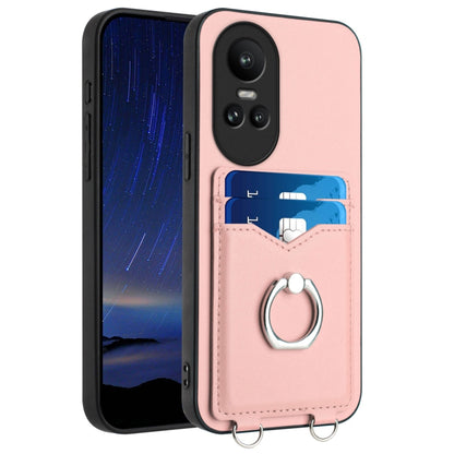 R20 Ring Card Holder Phone Case, For OPPO Reno10 Pro 5G Global, For OPPO A78 4G Global, For OPPO A17 Global, For OPPO A79 5G Global