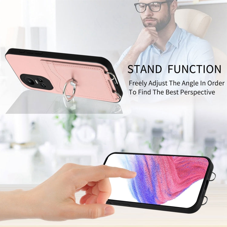 R20 Ring Card Holder Phone Case, For OPPO Reno10 Pro 5G Global, For OPPO A78 4G Global, For OPPO A17 Global, For OPPO A79 5G Global