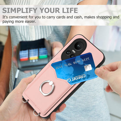 R20 Ring Card Holder Phone Case, For OPPO Reno10 Pro 5G Global, For OPPO A78 4G Global, For OPPO A17 Global, For OPPO A79 5G Global