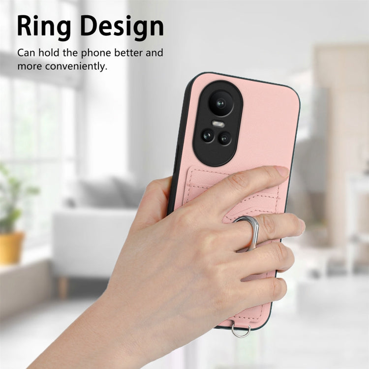 R20 Ring Card Holder Phone Case, For OPPO Reno10 Pro 5G Global, For OPPO A78 4G Global, For OPPO A17 Global, For OPPO A79 5G Global