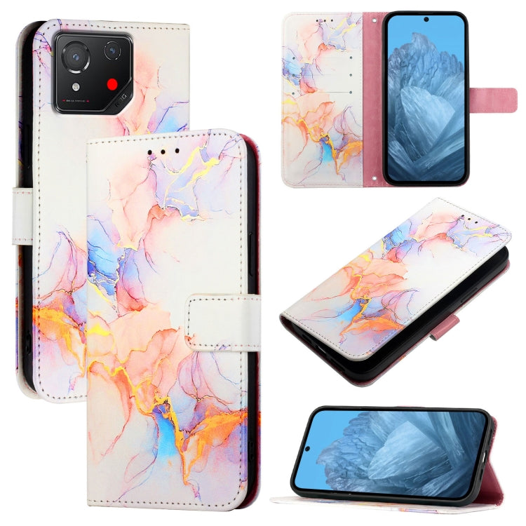 PT003 Marble Pattern Flip Leather Phone Case, For Asus Zenfone 12 Ultra, For Asus ROG Phone 9 / 9 Pro, For Asus Zenfone 11 Ultra, For Asus ROG Phone 8