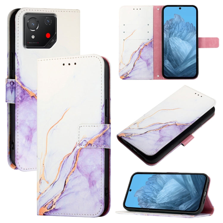 PT003 Marble Pattern Flip Leather Phone Case, For Asus Zenfone 12 Ultra, For Asus ROG Phone 9 / 9 Pro, For Asus Zenfone 11 Ultra, For Asus ROG Phone 8
