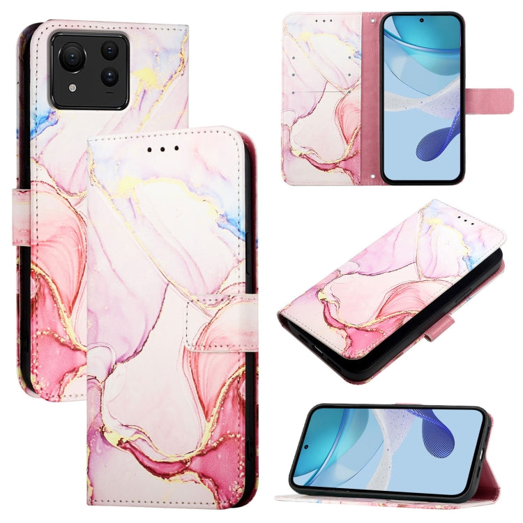 PT003 Marble Pattern Flip Leather Phone Case, For Asus Zenfone 12 Ultra, For Asus ROG Phone 9 / 9 Pro, For Asus Zenfone 11 Ultra, For Asus ROG Phone 8