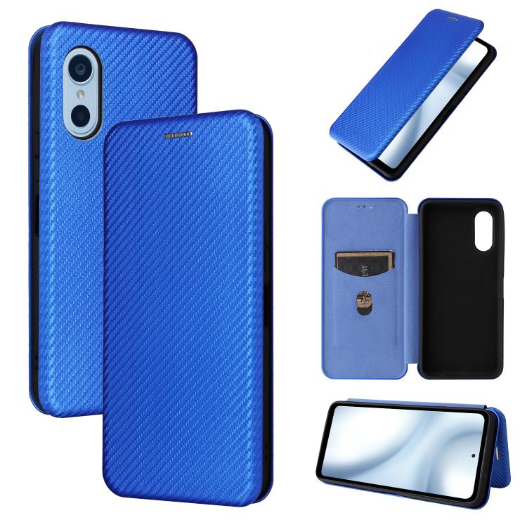 Carbon Fiber Texture Flip Leather Phone Case, For Fujitsu Arrows We3, For Fujitsu Arrows F-52E We2, For Fujitsu Arrows F-51E We2 Plus