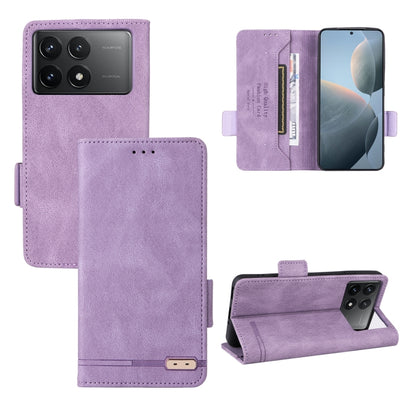 Magnetic Clasp Leather Phone Case, For Redmi Note 17 5G / 4G Global / 5G India 169.7mm, For Redmi Note 17 Pro+ 5G Global 163.4mm, For Redmi Turbo 5 Max / Poco X8 Pro Max 5G, For Redmi Note 15 Pro+ 5G 163.3mm / Poco M8 Pro 5G                            ...