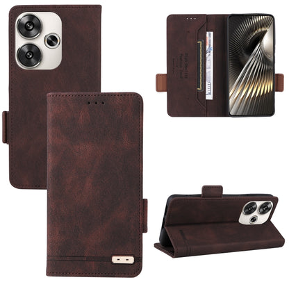 Magnetic Clasp Leather Phone Case, For Redmi Note 17 5G / 4G Global / 5G India 169.7mm, For Redmi Note 17 Pro+ 5G Global 163.4mm, For Redmi Turbo 5 Max / Poco X8 Pro Max 5G, For Redmi Note 15 Pro+ 5G 163.3mm / Poco M8 Pro 5G                            ...