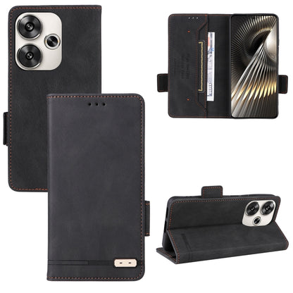 Magnetic Clasp Leather Phone Case, For Redmi Note 17 5G / 4G Global / 5G India 169.7mm, For Redmi Note 17 Pro+ 5G Global 163.4mm, For Redmi Turbo 5 Max / Poco X8 Pro Max 5G, For Redmi Note 15 Pro+ 5G 163.3mm / Poco M8 Pro 5G                            ...