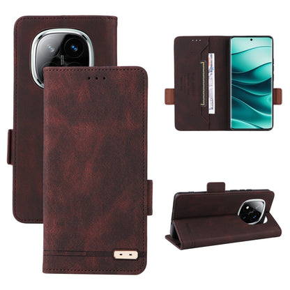 Magnetic Clasp Leather Phone Case, For Redmi Note 17 5G / 4G Global / 5G India 169.7mm, For Redmi Note 17 Pro+ 5G Global 163.4mm, For Redmi Turbo 5 Max / Poco X8 Pro Max 5G, For Redmi Note 15 Pro+ 5G 163.3mm / Poco M8 Pro 5G                            ...