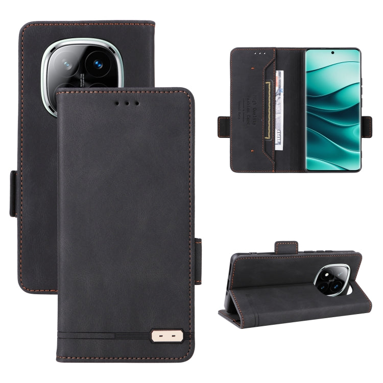 Magnetic Clasp Leather Phone Case, For Redmi Note 17 5G / 4G Global / 5G India 169.7mm, For Redmi Note 17 Pro+ 5G Global 163.4mm, For Redmi Turbo 5 Max / Poco X8 Pro Max 5G, For Redmi Note 15 Pro+ 5G 163.3mm / Poco M8 Pro 5G                            ...