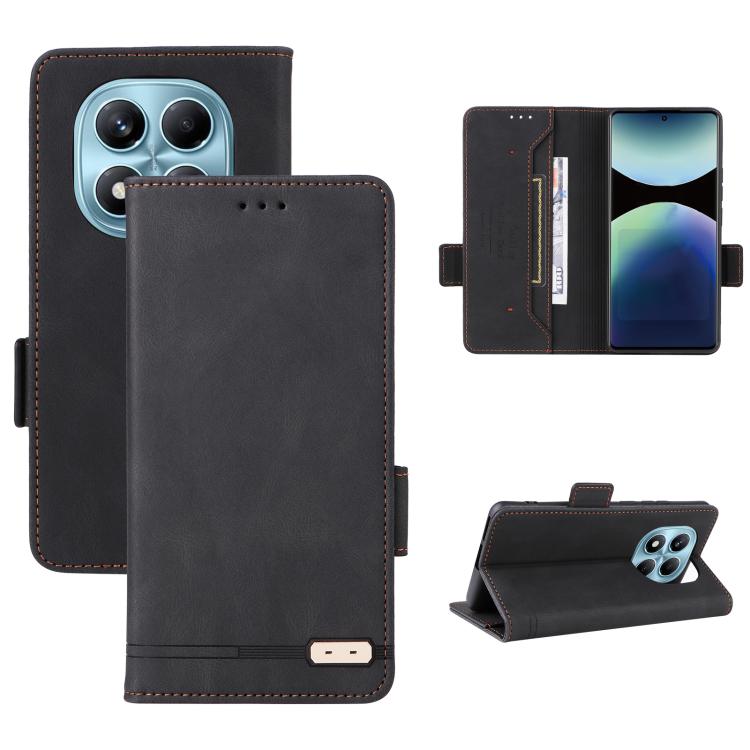 Magnetic Clasp Leather Phone Case, For Redmi Note 17 5G / 4G Global / 5G India 169.7mm, For Redmi Note 17 Pro+ 5G Global 163.4mm, For Redmi Turbo 5 Max / Poco X8 Pro Max 5G, For Redmi Note 15 Pro+ 5G 163.3mm / Poco M8 Pro 5G                            ...