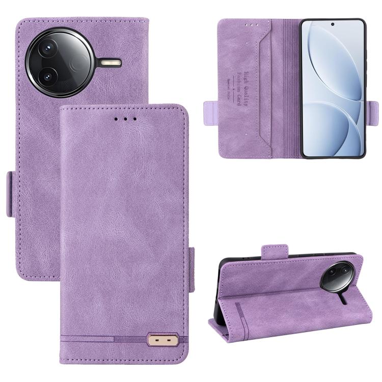 Magnetic Clasp Leather Phone Case, For Redmi Note 17 5G / 4G Global / 5G India 169.7mm, For Redmi Note 17 Pro+ 5G Global 163.4mm, For Redmi Turbo 5 Max / Poco X8 Pro Max 5G, For Redmi Note 15 Pro+ 5G 163.3mm / Poco M8 Pro 5G                            ...