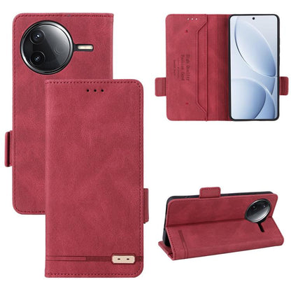 Magnetic Clasp Leather Phone Case, For Redmi Note 17 5G / 4G Global / 5G India 169.7mm, For Redmi Note 17 Pro+ 5G Global 163.4mm, For Redmi Turbo 5 Max / Poco X8 Pro Max 5G, For Redmi Note 15 Pro+ 5G 163.3mm / Poco M8 Pro 5G                            ...