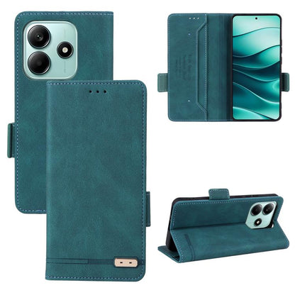 Magnetic Clasp Leather Phone Case, For Redmi Note 17 5G / 4G Global / 5G India 169.7mm, For Redmi Note 17 Pro+ 5G Global 163.4mm, For Redmi Turbo 5 Max / Poco X8 Pro Max 5G, For Redmi Note 15 Pro+ 5G 163.3mm / Poco M8 Pro 5G                            ...