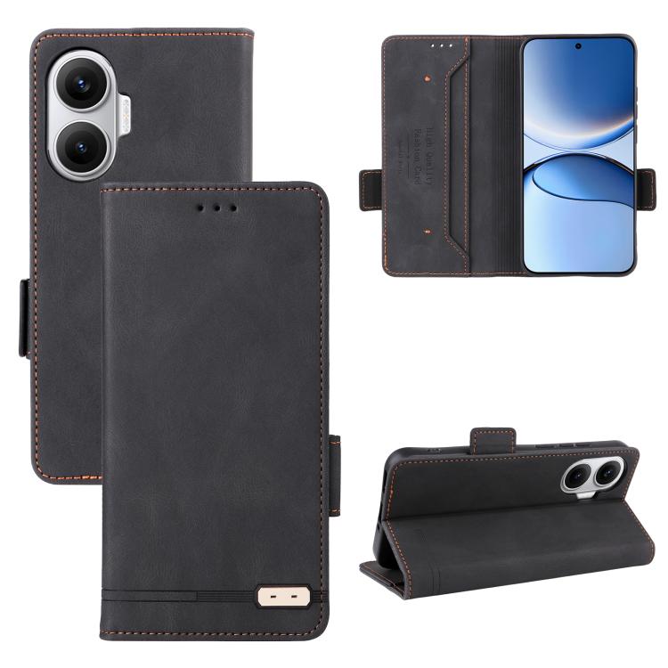 Magnetic Clasp Leather Phone Case, For Redmi Note 17 5G / 4G Global / 5G India 169.7mm, For Redmi Note 17 Pro+ 5G Global 163.4mm, For Redmi Turbo 5 Max / Poco X8 Pro Max 5G, For Redmi Note 15 Pro+ 5G 163.3mm / Poco M8 Pro 5G                            ...