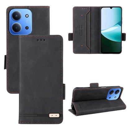 Magnetic Clasp Leather Phone Case, For Redmi Note 17 5G / 4G Global / 5G India 169.7mm, For Redmi Note 17 Pro+ 5G Global 163.4mm, For Redmi Turbo 5 Max / Poco X8 Pro Max 5G, For Redmi Note 15 Pro+ 5G 163.3mm / Poco M8 Pro 5G                            ...