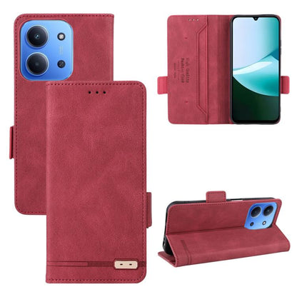 Magnetic Clasp Leather Phone Case, For Redmi Note 17 5G / 4G Global / 5G India 169.7mm, For Redmi Note 17 Pro+ 5G Global 163.4mm, For Redmi Turbo 5 Max / Poco X8 Pro Max 5G, For Redmi Note 15 Pro+ 5G 163.3mm / Poco M8 Pro 5G                            ...