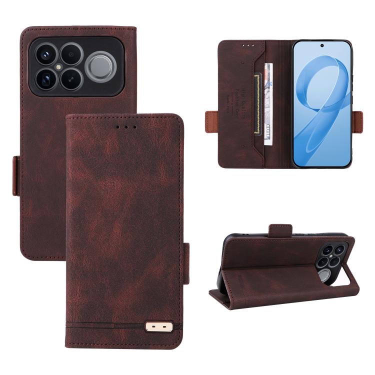 Magnetic Clasp Leather Phone Case, For Redmi Note 17 5G / 4G Global / 5G India 169.7mm, For Redmi Note 17 Pro+ 5G Global 163.4mm, For Redmi Turbo 5 Max / Poco X8 Pro Max 5G, For Redmi Note 15 Pro+ 5G 163.3mm / Poco M8 Pro 5G                            ...