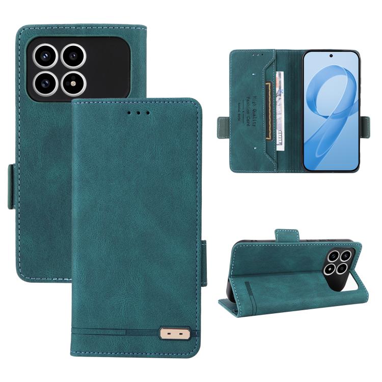 Magnetic Clasp Leather Phone Case, For Redmi Note 17 5G / 4G Global / 5G India 169.7mm, For Redmi Note 17 Pro+ 5G Global 163.4mm, For Redmi Turbo 5 Max / Poco X8 Pro Max 5G, For Redmi Note 15 Pro+ 5G 163.3mm / Poco M8 Pro 5G                            ...