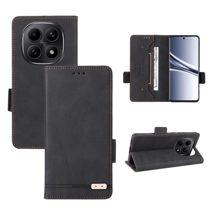 Magnetic Clasp Leather Phone Case, For Redmi Note 17 5G / 4G Global / 5G India 169.7mm, For Redmi Note 17 Pro+ 5G Global 163.4mm, For Redmi Turbo 5 Max / Poco X8 Pro Max 5G, For Redmi Note 15 Pro+ 5G 163.3mm / Poco M8 Pro 5G                            ...