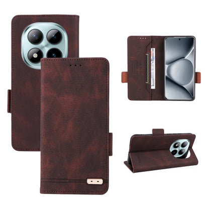 Magnetic Clasp Leather Phone Case, For Redmi Note 17 5G / 4G Global / 5G India 169.7mm, For Redmi Note 17 Pro+ 5G Global 163.4mm, For Redmi Turbo 5 Max / Poco X8 Pro Max 5G, For Redmi Note 15 Pro+ 5G 163.3mm / Poco M8 Pro 5G                            ...