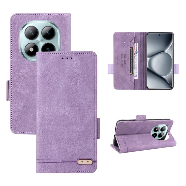 Magnetic Clasp Leather Phone Case, For Redmi Note 17 5G / 4G Global / 5G India 169.7mm, For Redmi Note 17 Pro+ 5G Global 163.4mm, For Redmi Turbo 5 Max / Poco X8 Pro Max 5G, For Redmi Note 15 Pro+ 5G 163.3mm / Poco M8 Pro 5G                            ...