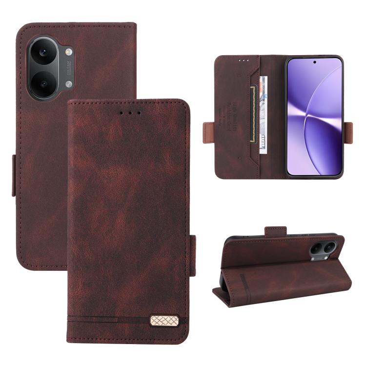 Magnetic Clasp Leather Phone Case, For Redmi Note 17 5G / 4G Global / 5G India 169.7mm, For Redmi Note 17 Pro+ 5G Global 163.4mm, For Redmi Turbo 5 Max / Poco X8 Pro Max 5G, For Redmi Note 15 Pro+ 5G 163.3mm / Poco M8 Pro 5G                            ...