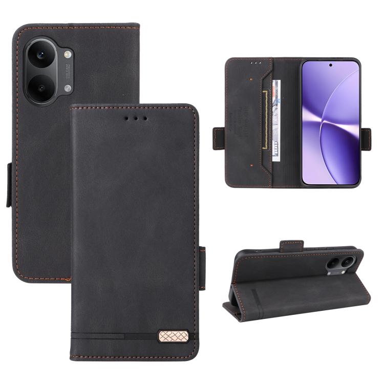 Magnetic Clasp Leather Phone Case, For Redmi Note 17 5G / 4G Global / 5G India 169.7mm, For Redmi Note 17 Pro+ 5G Global 163.4mm, For Redmi Turbo 5 Max / Poco X8 Pro Max 5G, For Redmi Note 15 Pro+ 5G 163.3mm / Poco M8 Pro 5G                            ...