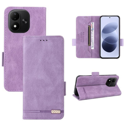 Magnetic Clasp Leather Phone Case, For Redmi Note 17 5G / 4G Global / 5G India 169.7mm, For Redmi Note 17 Pro+ 5G Global 163.4mm, For Redmi Turbo 5 Max / Poco X8 Pro Max 5G, For Redmi Note 15 Pro+ 5G 163.3mm / Poco M8 Pro 5G                            ...