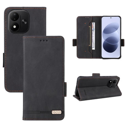 Magnetic Clasp Leather Phone Case, For Redmi Note 17 5G / 4G Global / 5G India 169.7mm, For Redmi Note 17 Pro+ 5G Global 163.4mm, For Redmi Turbo 5 Max / Poco X8 Pro Max 5G, For Redmi Note 15 Pro+ 5G 163.3mm / Poco M8 Pro 5G                            ...