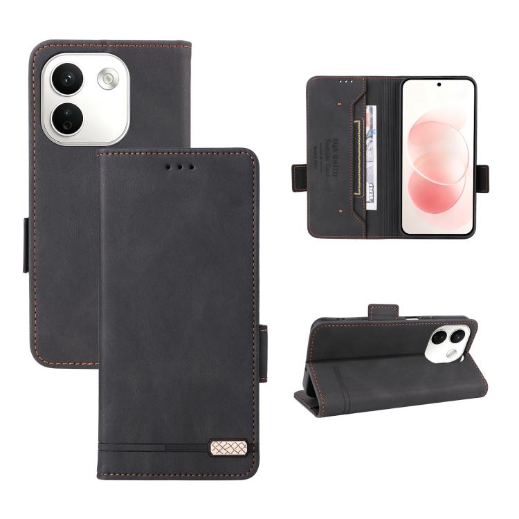 Magnetic Clasp Leather Phone Case, For Redmi Note 17 5G / 4G Global / 5G India 169.7mm, For Redmi Note 17 Pro+ 5G Global 163.4mm, For Redmi Turbo 5 Max / Poco X8 Pro Max 5G, For Redmi Note 15 Pro+ 5G 163.3mm / Poco M8 Pro 5G                            ...