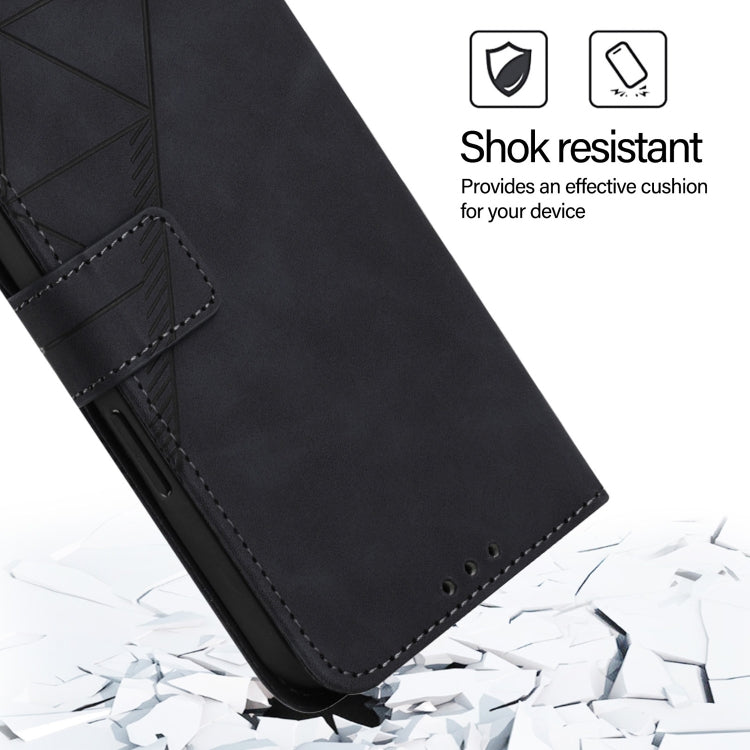 Crossbody 3D Embossed Flip Leather Phone Case, For vivo X100 Pro, For vivo X100