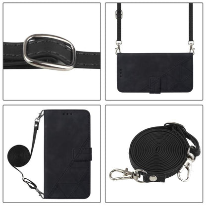 Crossbody 3D Embossed Flip Leather Phone Case, For Asus Zenfone 12 Ultra, For Asus ROG Phone 9 / 9 Pro, For Asus Zenfone 11 Ultra, For Asus ROG Phone 8