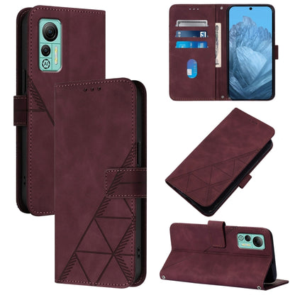 Crossbody 3D Embossed Flip Leather Phone Case, For Ulefone Note 14