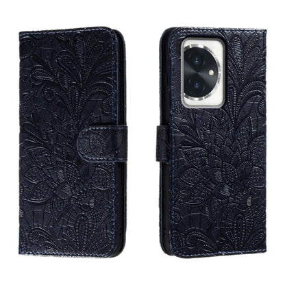 Lace Flower Embossing Flip Leather Phone Case, For Honor 100, For Honor X50i+