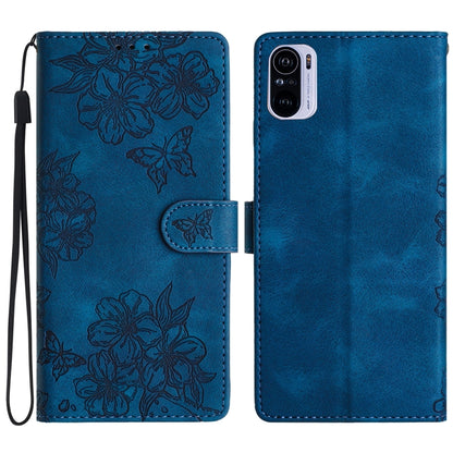 Cherry Blossom Butterfly Skin Feel Embossed PU Phone Case, For Xiaomi Redmi 10 2022, For Xiaomi Redmi Note 11 4G Global, For Xiaomi Redmi 10, For Xiaomi Redmi Note 10 5G, For Xiaomi Redmi Note 10S, For Xiaomi Redmi Note 10 Pro Max                      ...