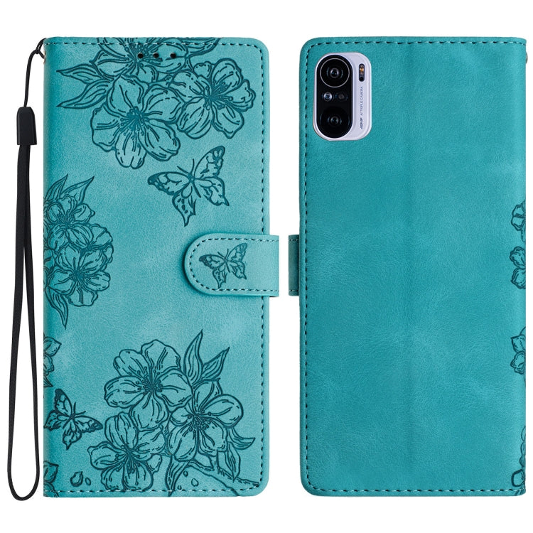 Cherry Blossom Butterfly Skin Feel Embossed PU Phone Case, For Xiaomi Redmi 10 2022, For Xiaomi Redmi Note 11 4G Global, For Xiaomi Redmi 10, For Xiaomi Redmi Note 10 5G, For Xiaomi Redmi Note 10S, For Xiaomi Redmi Note 10 Pro Max                      ...