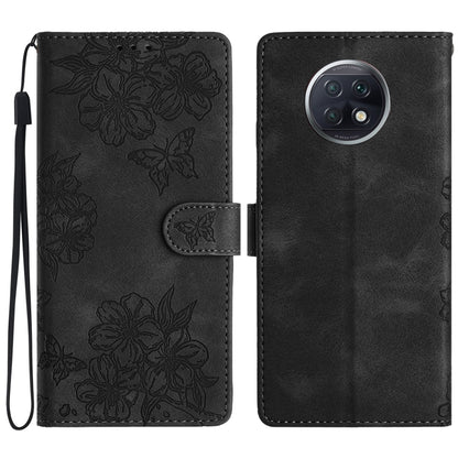 Cherry Blossom Butterfly Skin Feel Embossed PU Phone Case, For Xiaomi Redmi 10 2022, For Xiaomi Redmi Note 11 4G Global, For Xiaomi Redmi 10, For Xiaomi Redmi Note 10 5G, For Xiaomi Redmi Note 10S, For Xiaomi Redmi Note 10 Pro Max                      ...