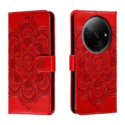 Sun Mandala Embossing Pattern Phone Leather Case, For Xiaomi Redmi A3, For Xiaomi Redmi Note 13 Pro 4G, For Xiaomi Redmi Note 13 4G, For Xiaomi Redmi K70E, For Xiaomi Redmi Note 13R Pro, For Xiaomi Redmi K70