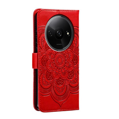 Sun Mandala Embossing Pattern Phone Leather Case, For Xiaomi Redmi A3, For Xiaomi Redmi Note 13 Pro 4G, For Xiaomi Redmi Note 13 4G, For Xiaomi Redmi K70E, For Xiaomi Redmi Note 13R Pro, For Xiaomi Redmi K70