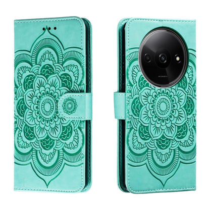 Sun Mandala Embossing Pattern Phone Leather Case, For Xiaomi Redmi A3, For Xiaomi Redmi Note 13 Pro 4G, For Xiaomi Redmi Note 13 4G, For Xiaomi Redmi K70E, For Xiaomi Redmi Note 13R Pro, For Xiaomi Redmi K70