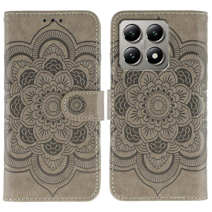 Sun Mandala Embossing Pattern Phone Leather Case, For Xiaomi 14T, For Xiaomi 14 Ultra