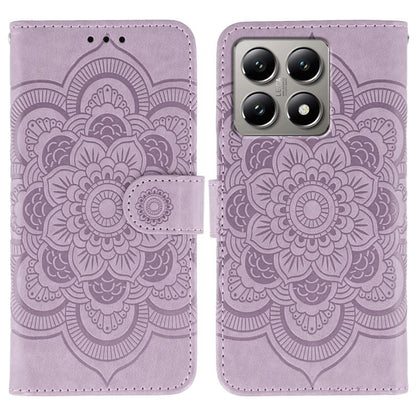 Sun Mandala Embossing Pattern Phone Leather Case, For Xiaomi 14T, For Xiaomi 14 Ultra