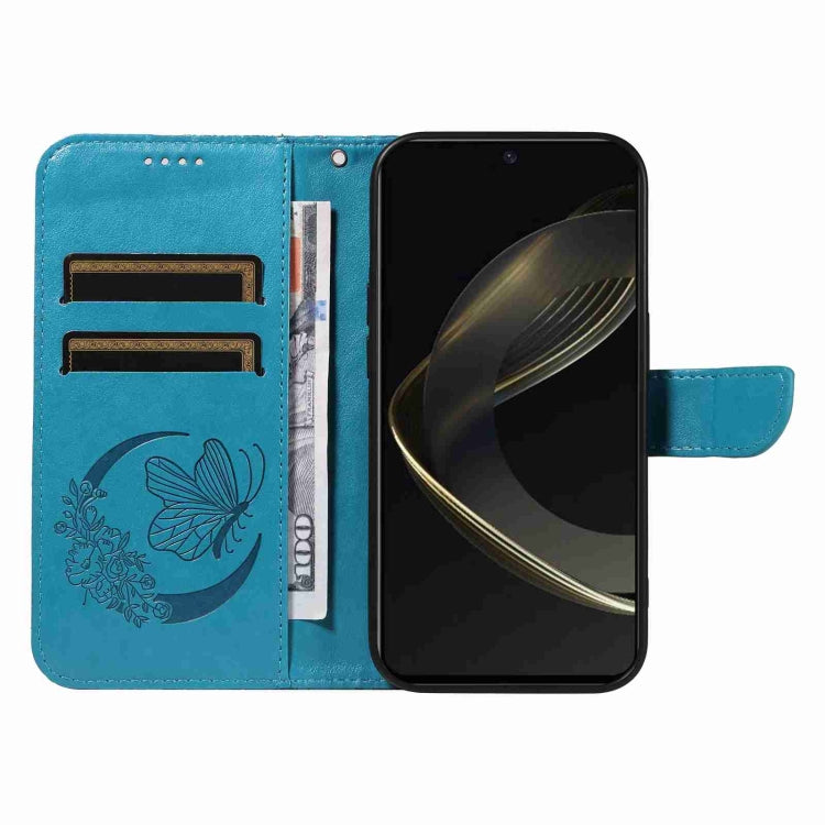 Swallowtail Butterfly Embossed Leather Phone Case, For Huawei nova 11 SE 4G
