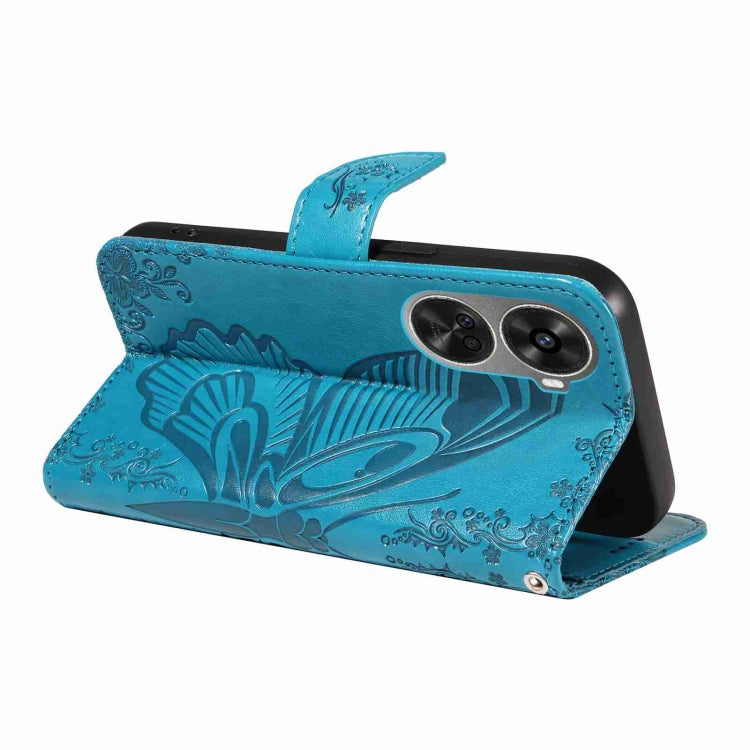 Swallowtail Butterfly Embossed Leather Phone Case, For Huawei nova 11 SE 4G