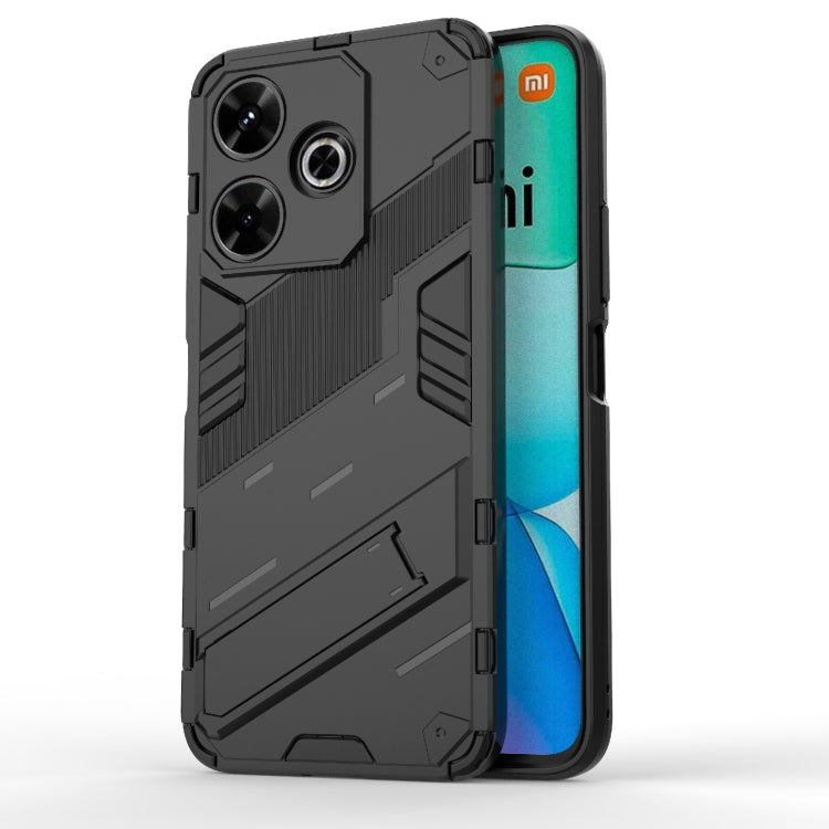 Punk Armor 2 in 1 PC + TPU Phone Case with Holder, For Redmi A5 4G 171.1mm / Poco C71, For Redmi K80 Pro / Poco F7 Ultra, For Redmi K80 / Poco F7 Pro, For Redmi Turbo 4 Pro, For Redmi Note Turbo 4, For Redmi Note 14 Pro 4G, For Redmi Note 14 4G 163.25m...