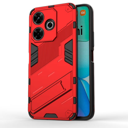 Punk Armor 2 in 1 PC + TPU Phone Case with Holder, For Redmi A5 4G 171.1mm / Poco C71, For Redmi K80 Pro / Poco F7 Ultra, For Redmi K80 / Poco F7 Pro, For Redmi Turbo 4 Pro, For Redmi Note Turbo 4, For Redmi Note 14 Pro 4G, For Redmi Note 14 4G 163.25m...
