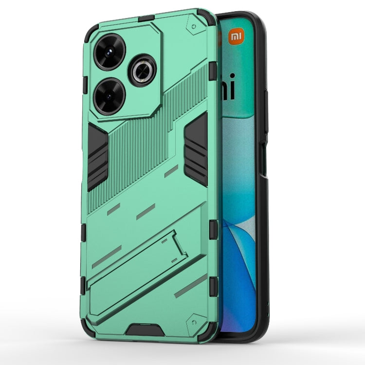 Punk Armor 2 in 1 PC + TPU Phone Case with Holder, For Redmi A5 4G 171.1mm / Poco C71, For Redmi K80 Pro / Poco F7 Ultra, For Redmi K80 / Poco F7 Pro, For Redmi Turbo 4 Pro, For Redmi Note Turbo 4, For Redmi Note 14 Pro 4G, For Redmi Note 14 4G 163.25m...