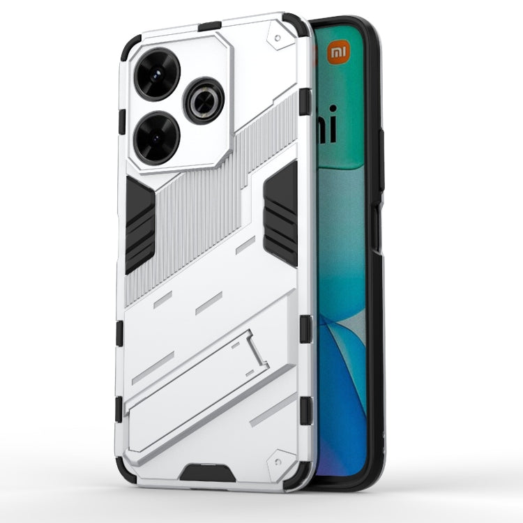 Punk Armor 2 in 1 PC + TPU Phone Case with Holder, For Redmi A5 4G 171.1mm / Poco C71, For Redmi K80 Pro / Poco F7 Ultra, For Redmi K80 / Poco F7 Pro, For Redmi Turbo 4 Pro, For Redmi Note Turbo 4, For Redmi Note 14 Pro 4G, For Redmi Note 14 4G 163.25m...