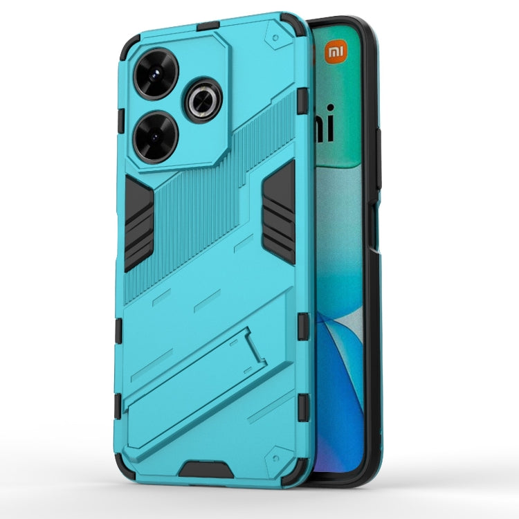 Punk Armor 2 in 1 PC + TPU Phone Case with Holder, For Redmi A5 4G 171.1mm / Poco C71, For Redmi K80 Pro / Poco F7 Ultra, For Redmi K80 / Poco F7 Pro, For Redmi Turbo 4 Pro, For Redmi Note Turbo 4, For Redmi Note 14 Pro 4G, For Redmi Note 14 4G 163.25m...