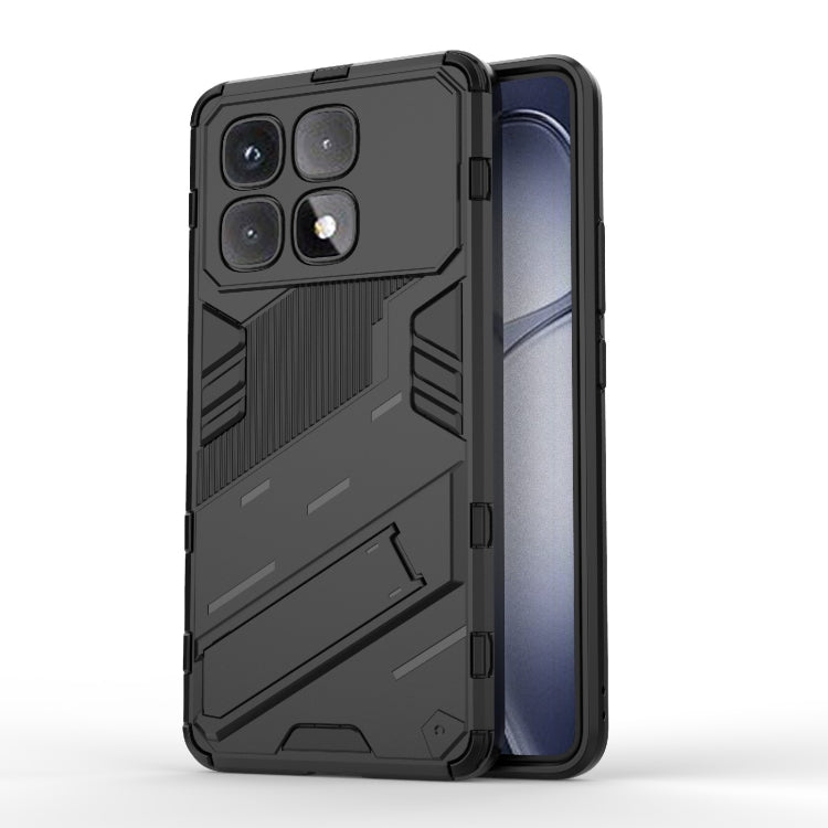Punk Armor 2 in 1 PC + TPU Phone Case with Holder, For Redmi A5 4G 171.1mm / Poco C71, For Redmi K80 Pro / Poco F7 Ultra, For Redmi K80 / Poco F7 Pro, For Redmi Turbo 4 Pro, For Redmi Note Turbo 4, For Redmi Note 14 Pro 4G, For Redmi Note 14 4G 163.25m...
